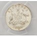 AUSTRALIA 1918 . SIXPENCE . PCGS AU58